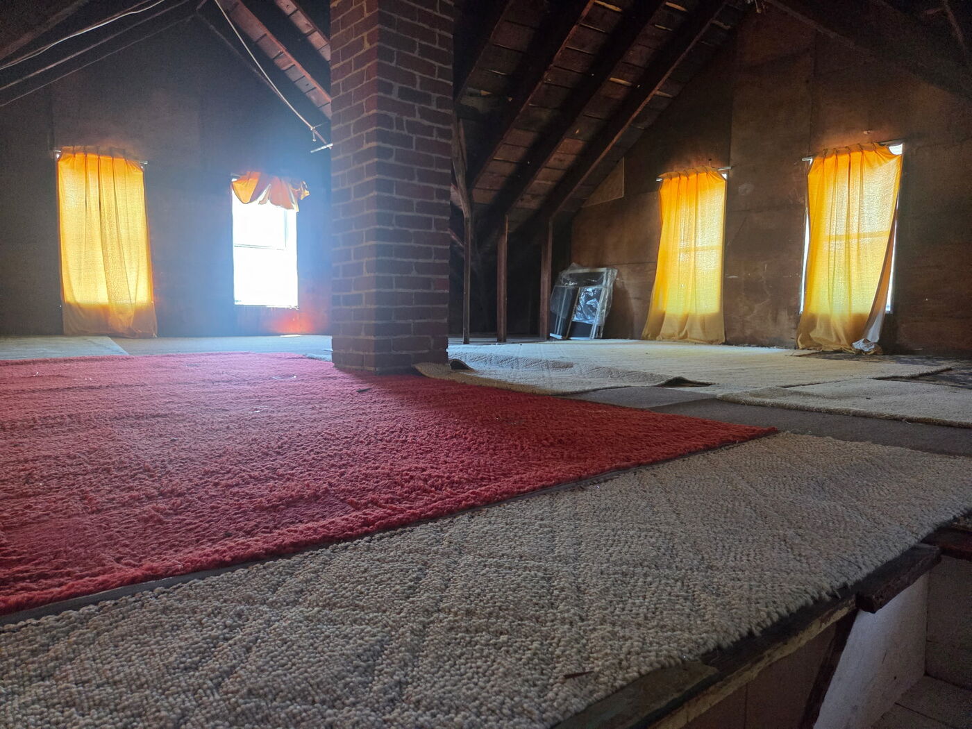 Attic after cleanout