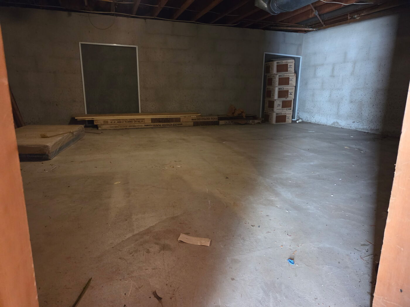 Basement after cleanout