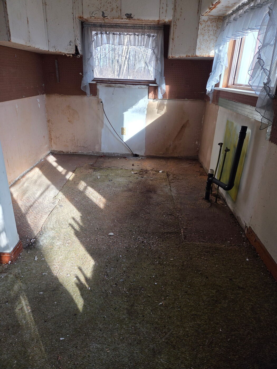 Kitchen after cleanout
